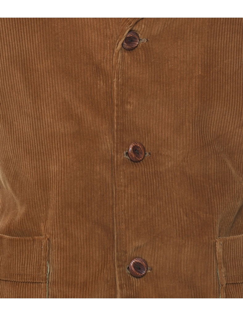 Corduroy Brown Blazer - M