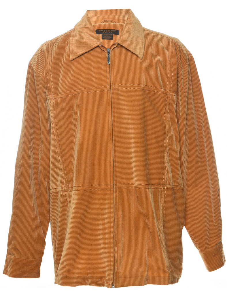 Corduroy Burnt Orange Classic Jacket - XL