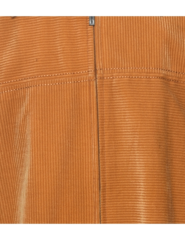 Corduroy Burnt Orange Classic Jacket - XL