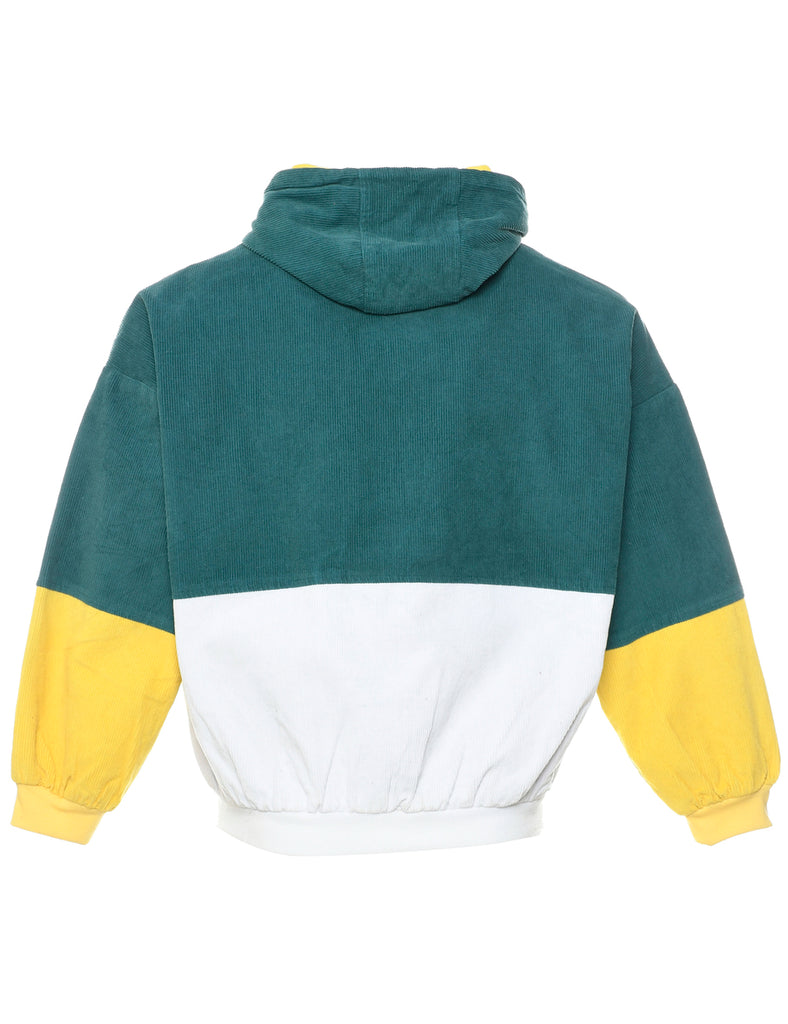 Corduroy Colour Block Jacket - M