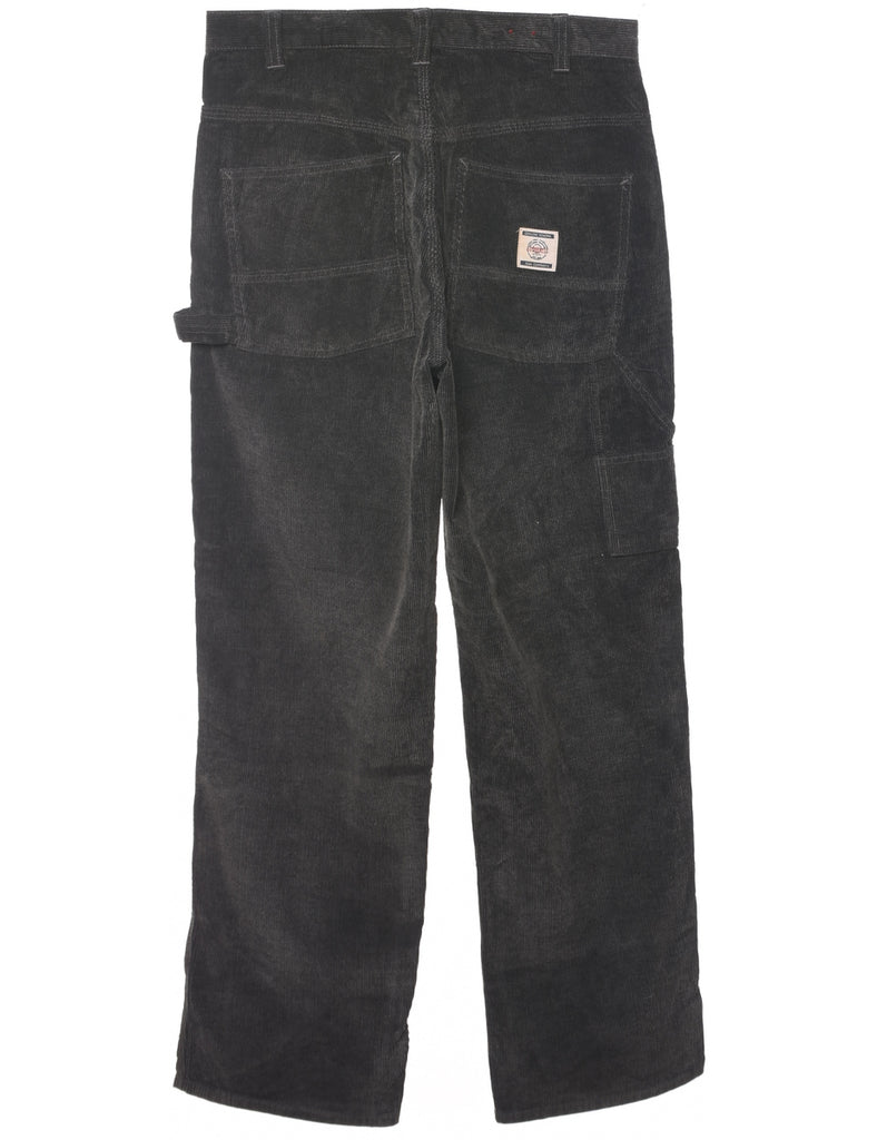Corduroy Dark Grey Trousers - W32 L32