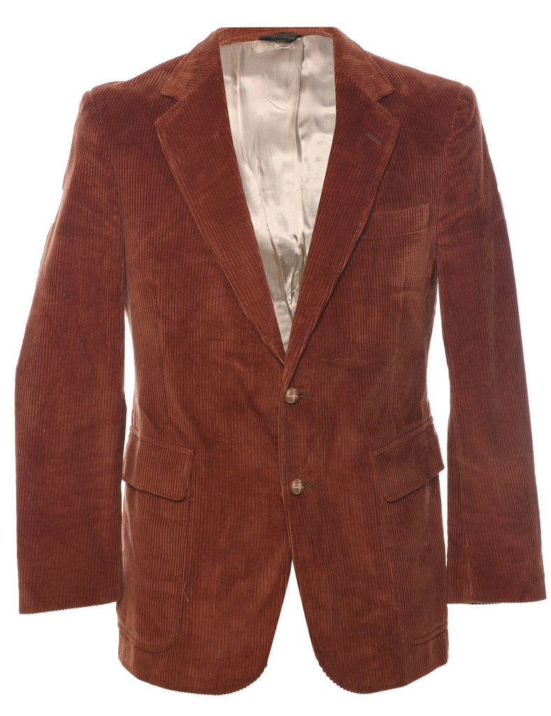 Corduroy Maroon Blazer - S