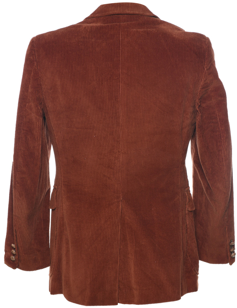 Corduroy Maroon Blazer - S