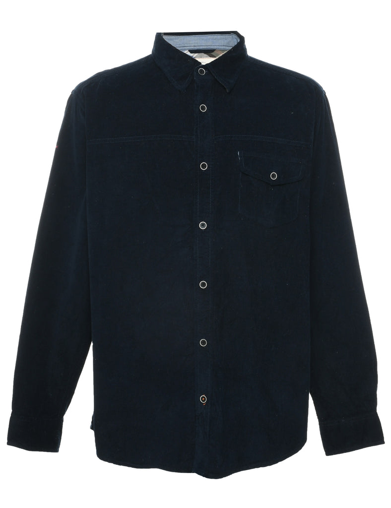 Corduroy Navy Shirt - L