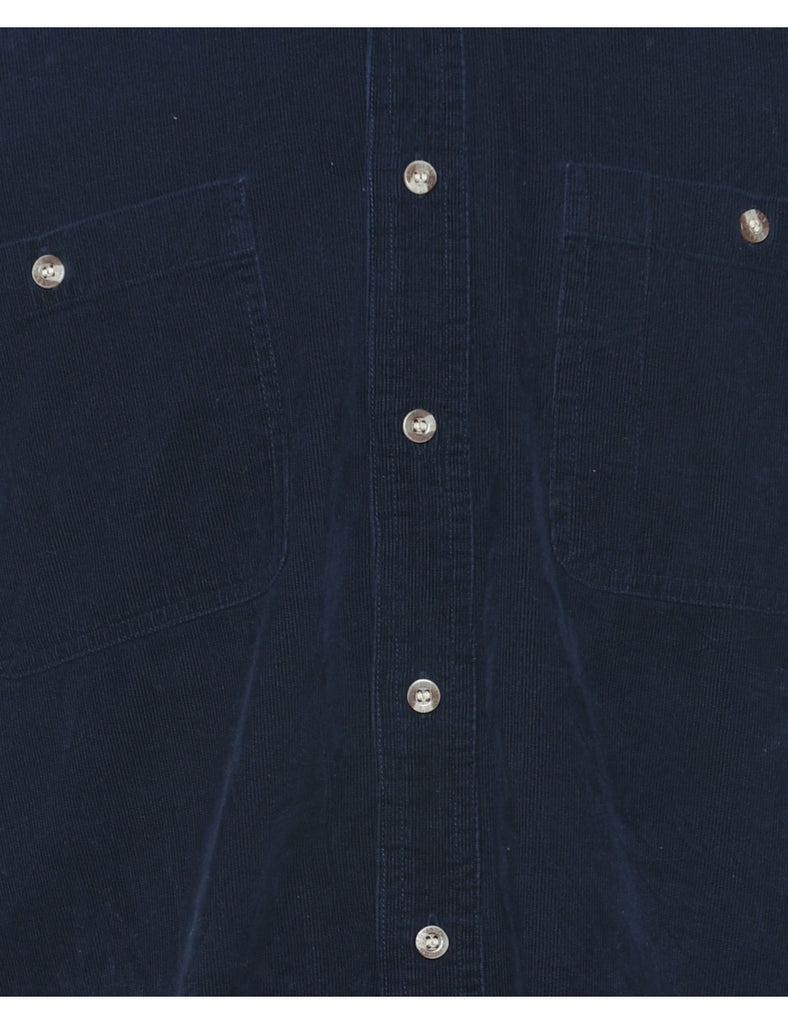 Corduroy Navy Shirt - S