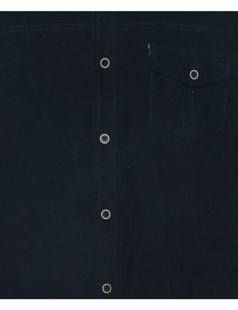Corduroy Navy Shirt - L
