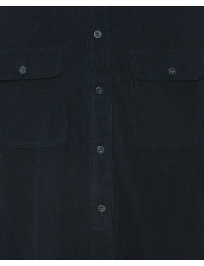Corduroy Navy Shirt - L