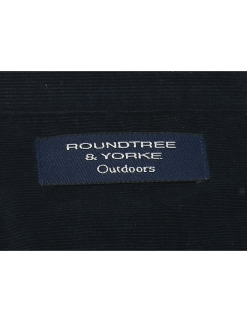 Corduroy Navy Shirt - L