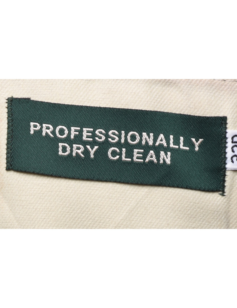 Corduroy Olive Green Trousers - W33 L32