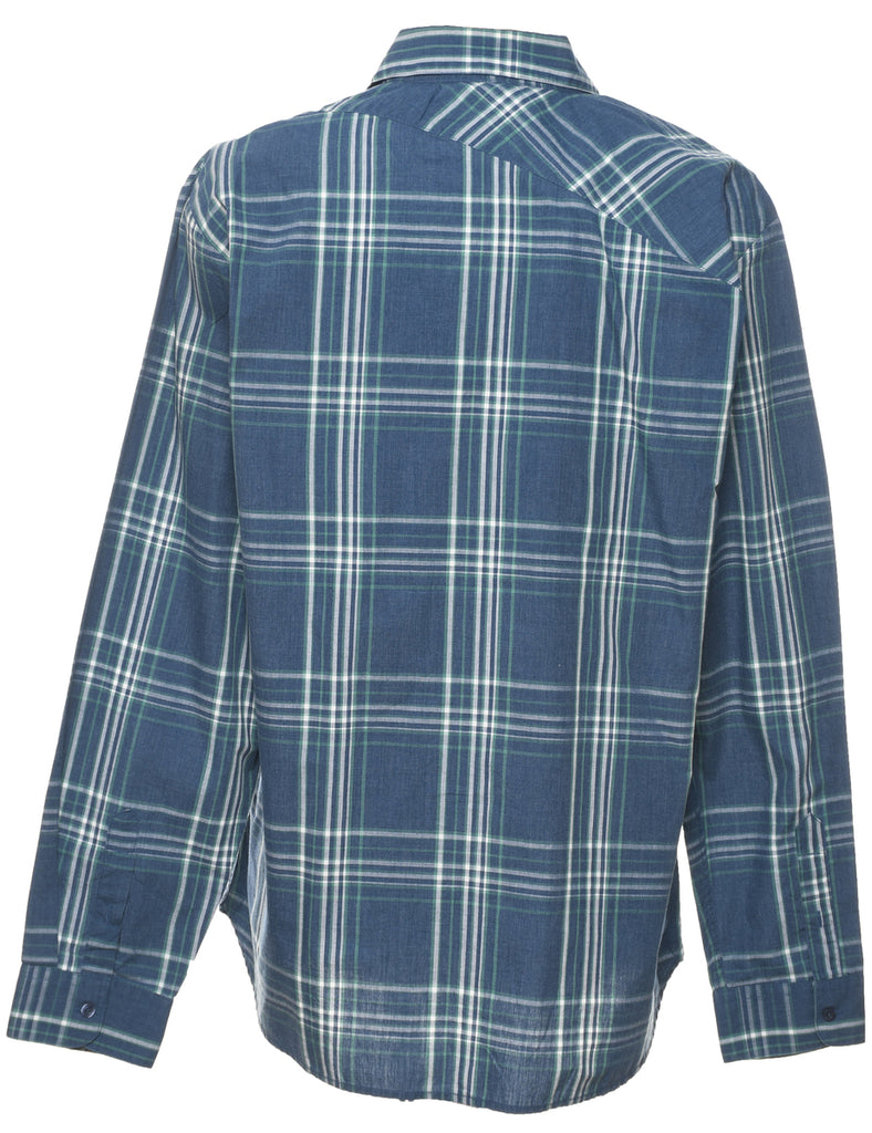 Cotton And Polyester Checked Shirt - XL