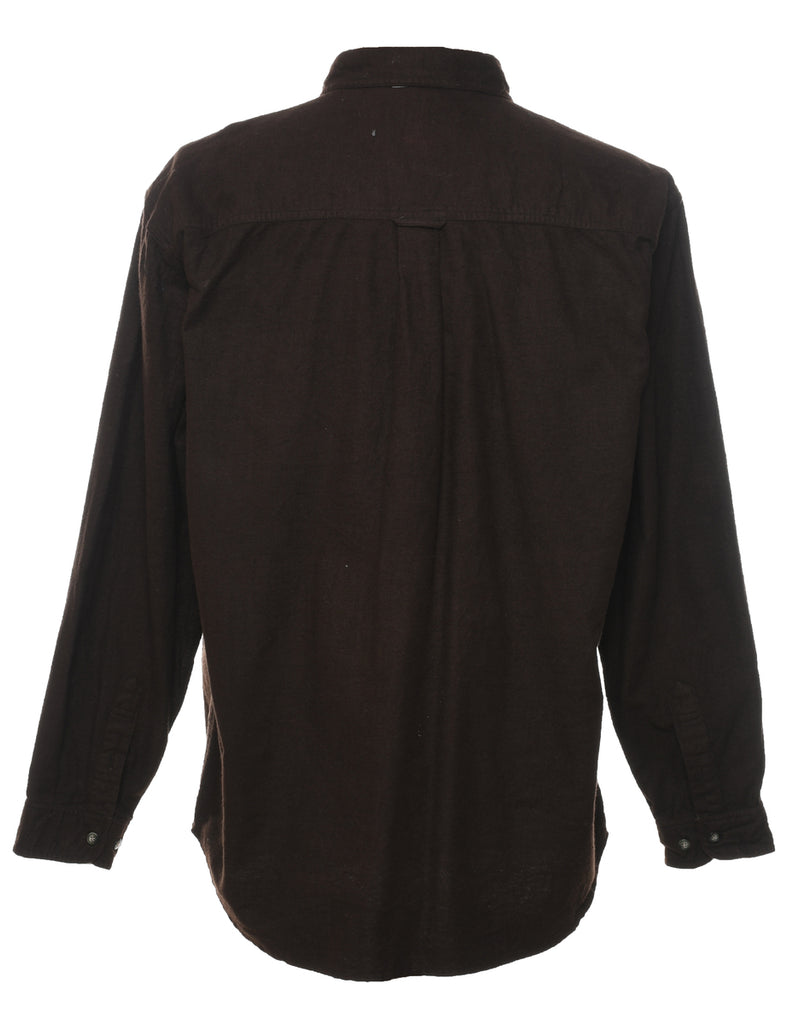 Dark Brown Classic Shirt - L