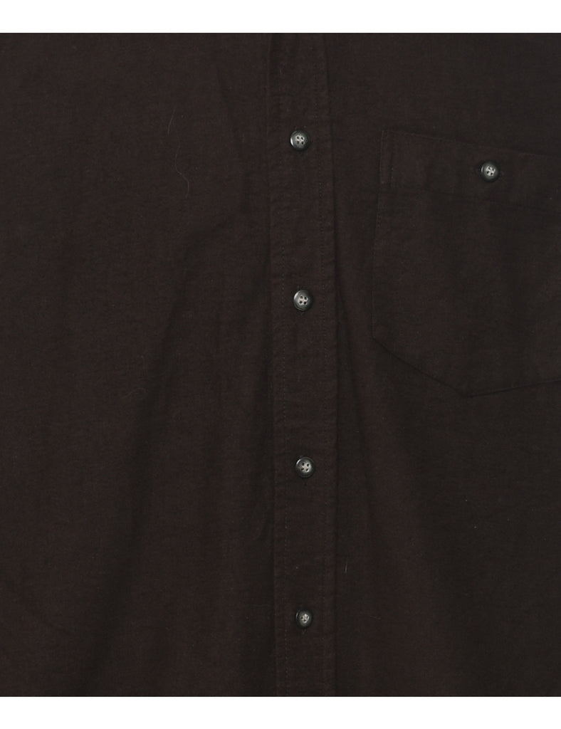 Dark Brown Classic Shirt - L