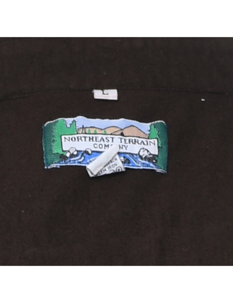 Dark Brown Classic Shirt - L