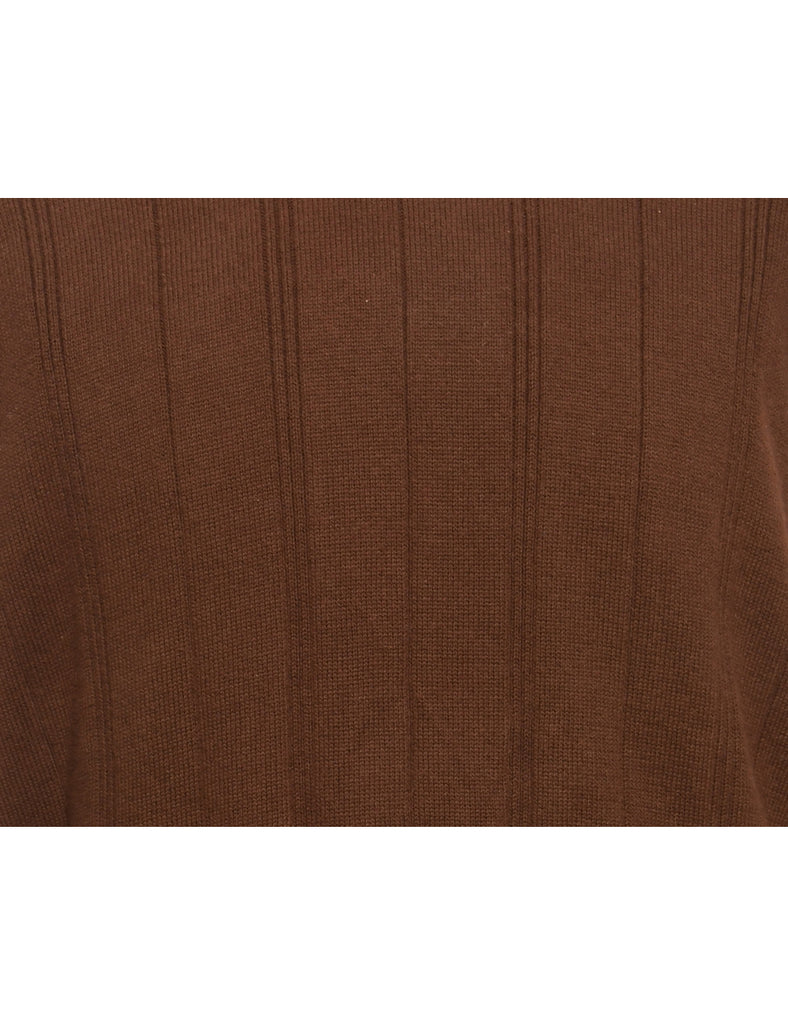 Dark Brown John Ashford Jumper - M