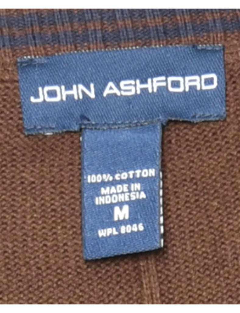 Dark Brown John Ashford Jumper - M