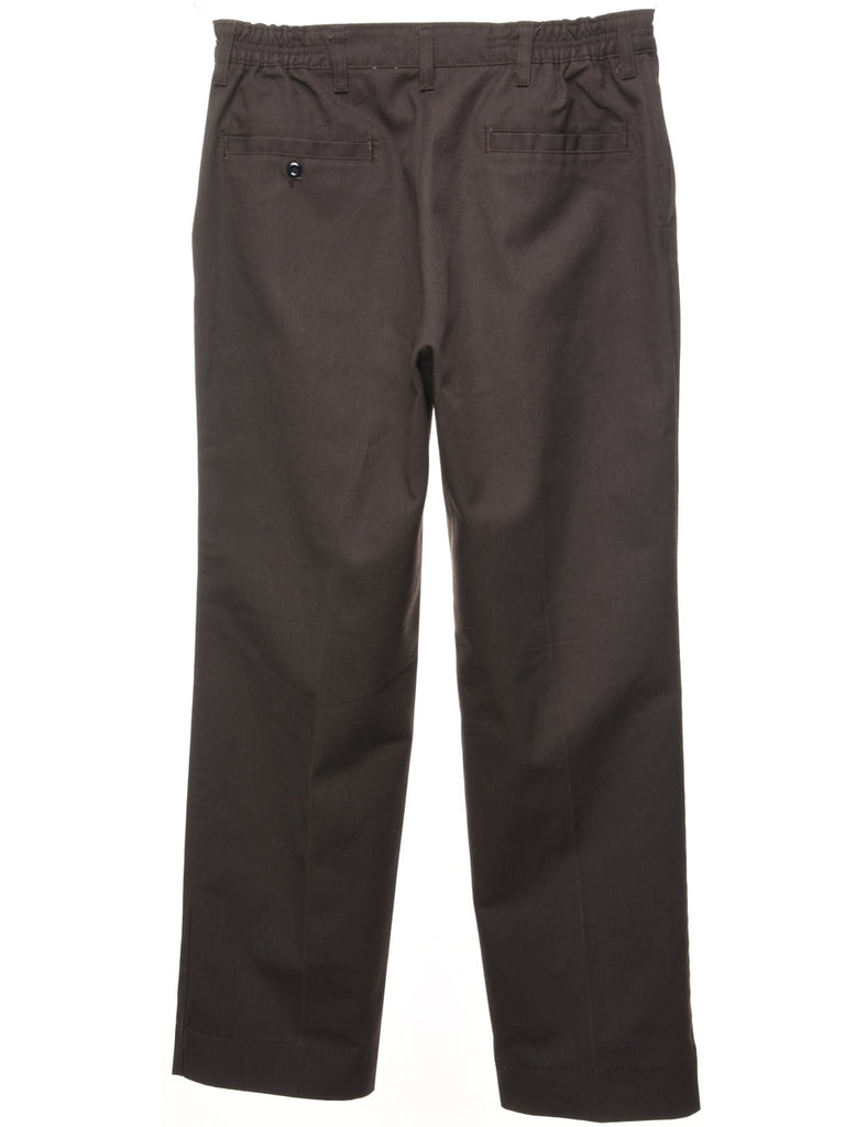 Dark Brown Trousers - W33 L34