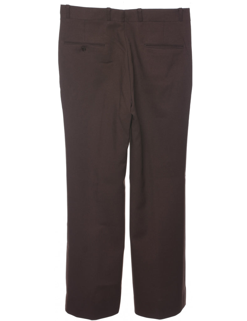 Dark Brown Trousers - W34 L30