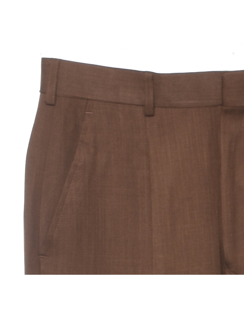 Dark Brown Trousers - W32 L32