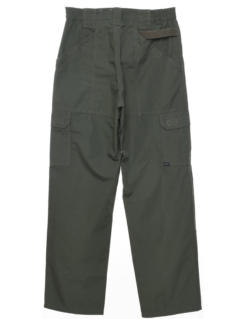 Dark Green Cargo Pants - W30 L32