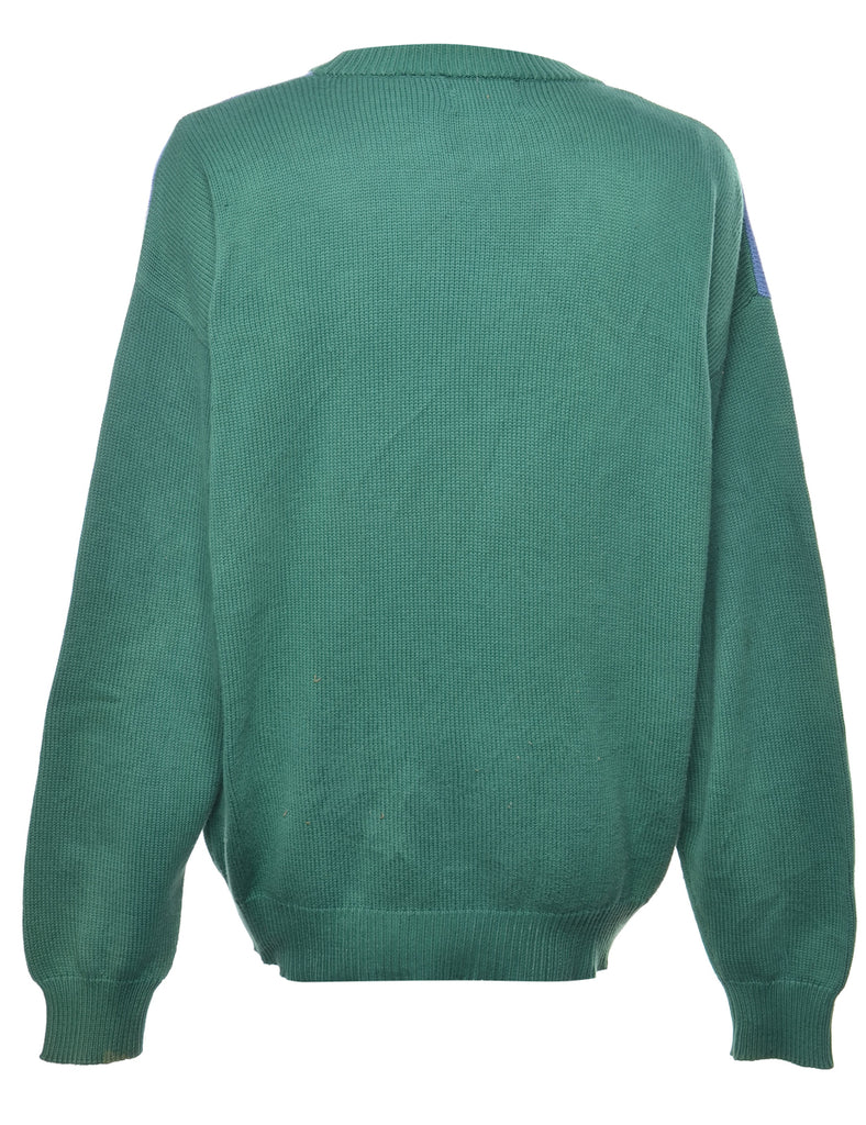 Dark Green Golf Jumper - M