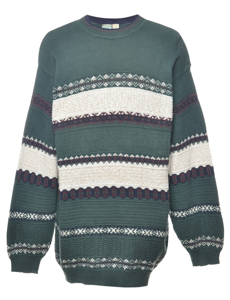 Dark Green Jumper - L