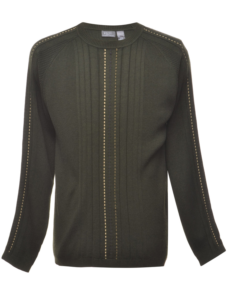 Dark Green Jumper - L