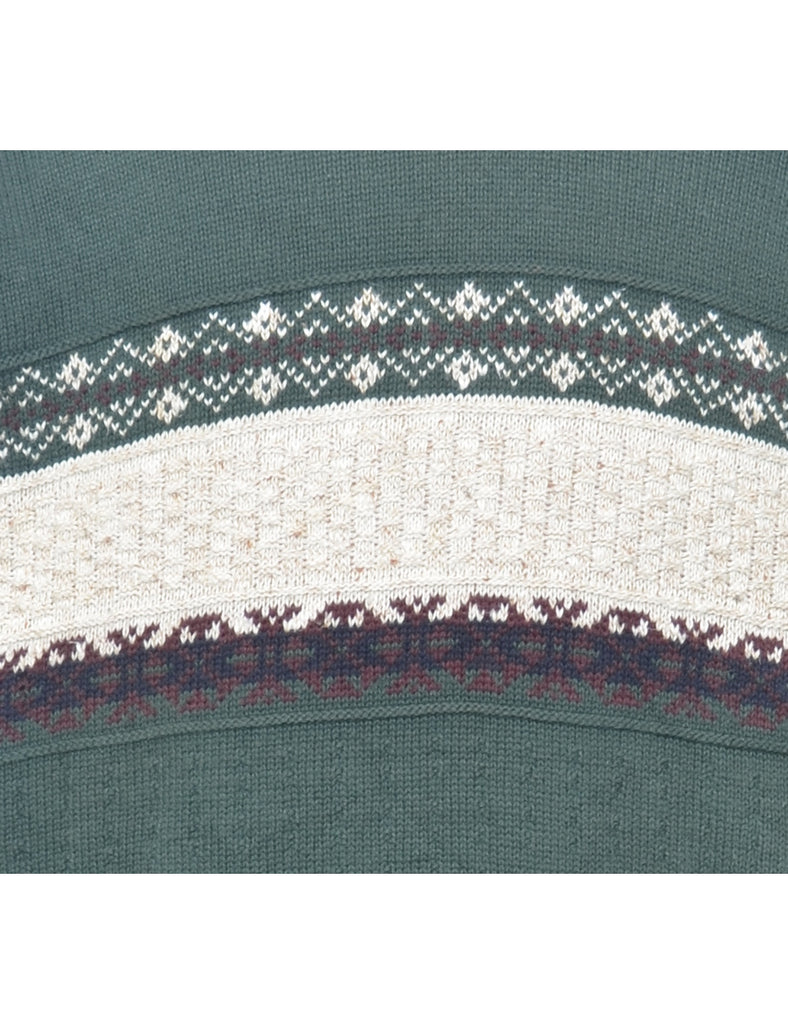 Dark Green Jumper - L