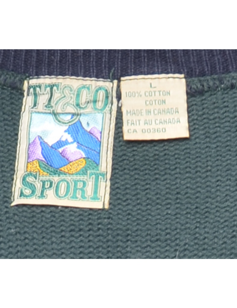 Dark Green Jumper - L