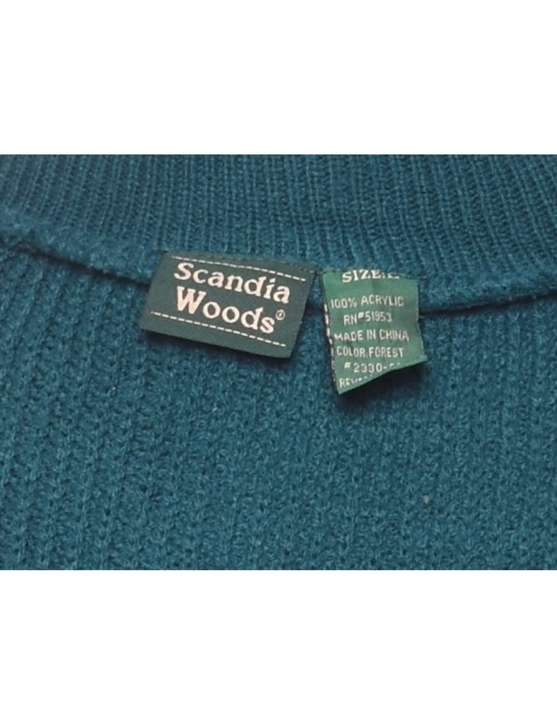 Dark Green Jumper - L