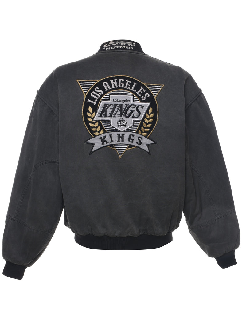 Dark Grey Bomber Jacket - M