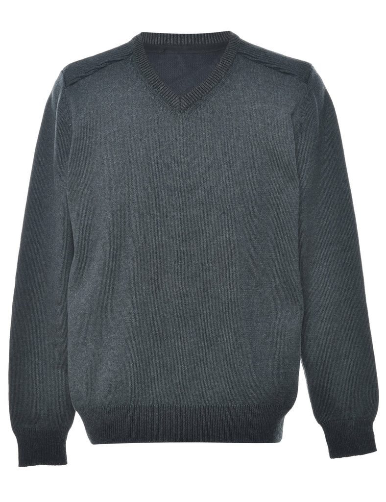Dark Grey Jumper - L