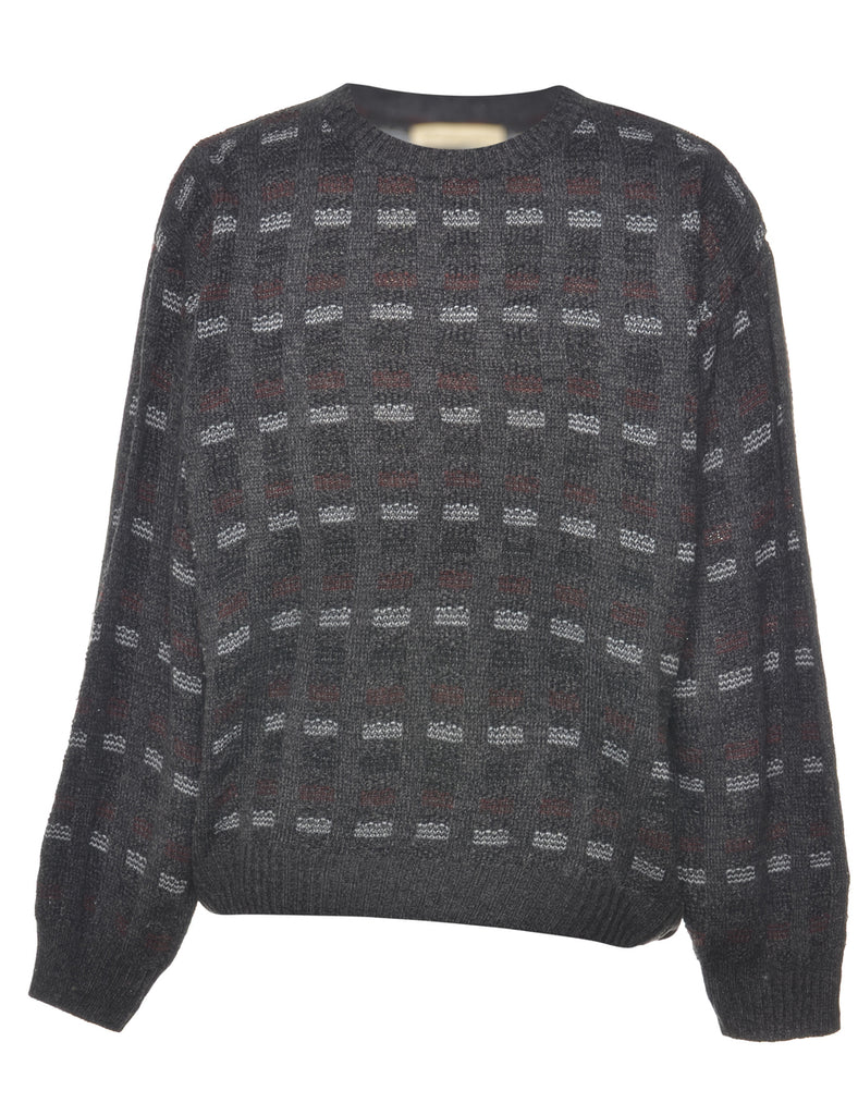 Dark Grey Jumper - L