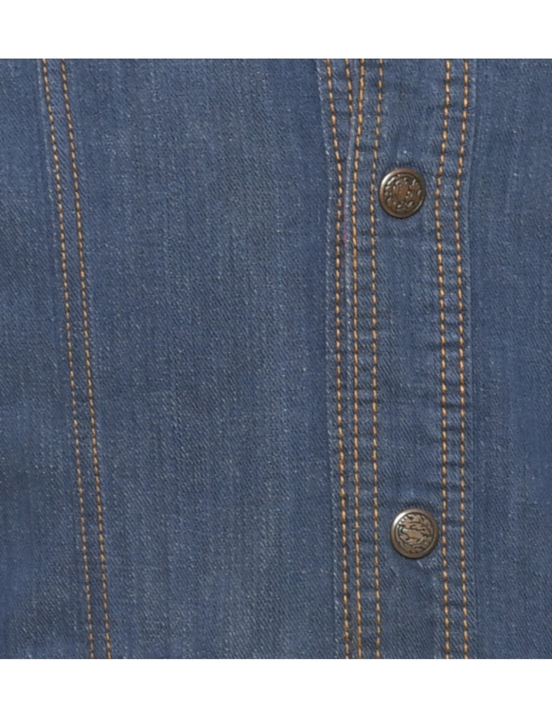 Dark Wash Denim Jacket - L