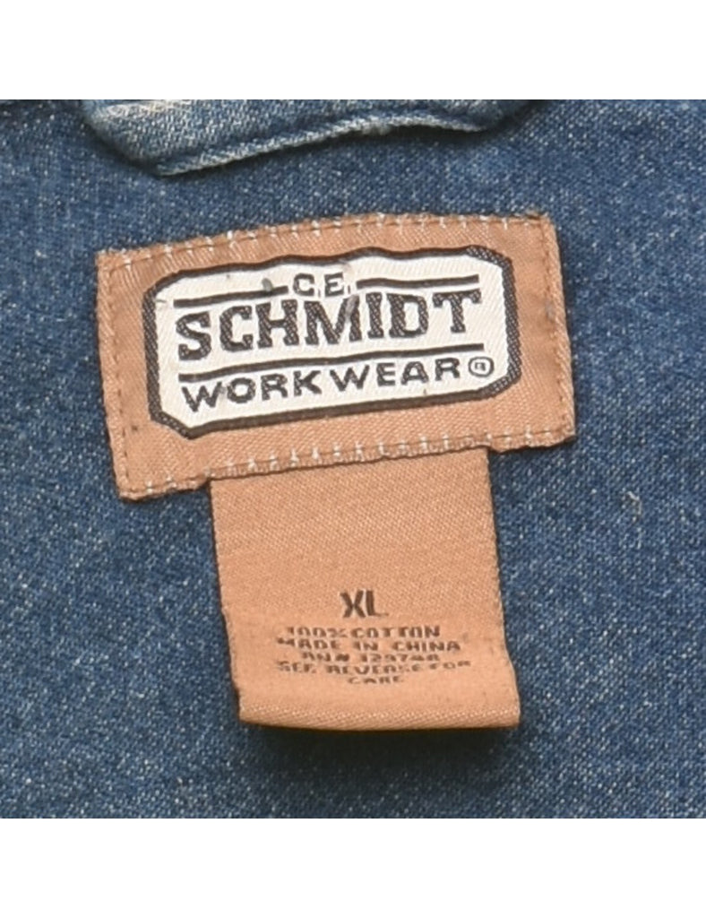 Dark Wash Denim Shirt - XL