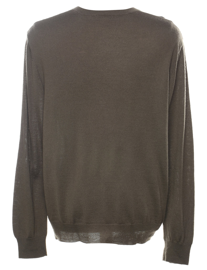 Denver Hayes Harlequin Pattern Jumper - XL