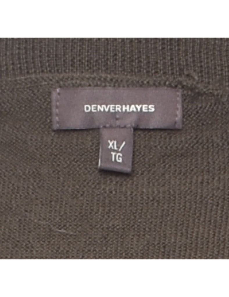 Denver Hayes Harlequin Pattern Jumper - XL