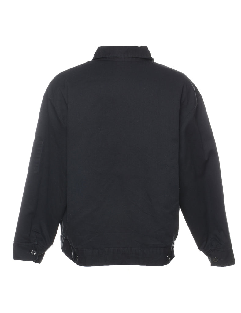 Dickies Black Zip-Front Jacket - XL