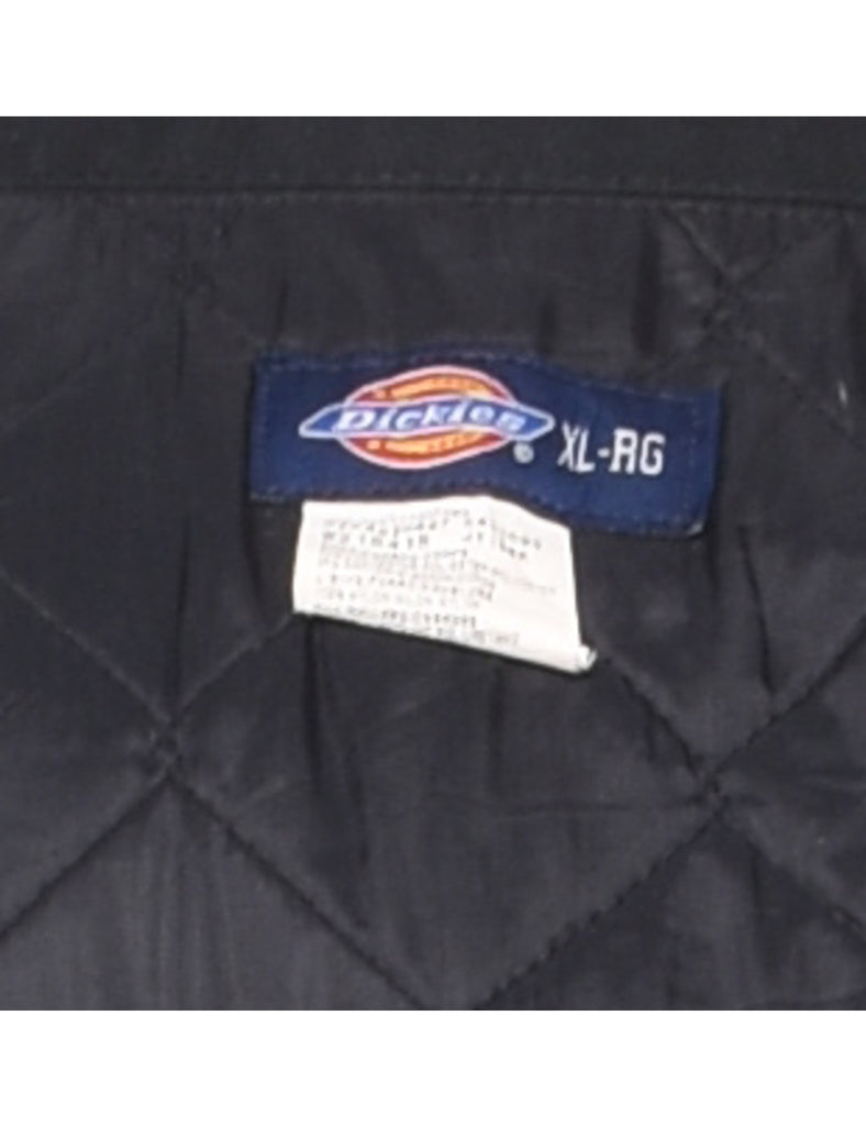 Dickies Black Zip-Front Jacket - XL