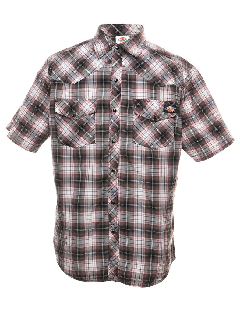 Dickies Checked Western Shirt - M