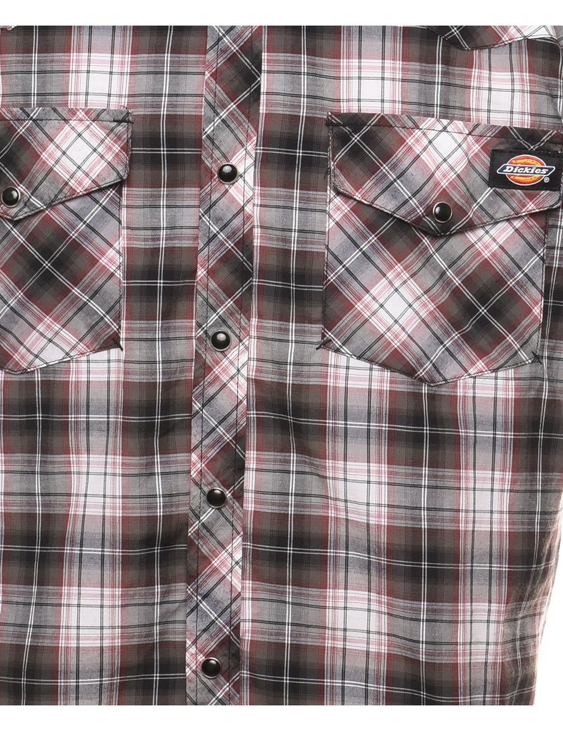 Dickies Checked Western Shirt - M
