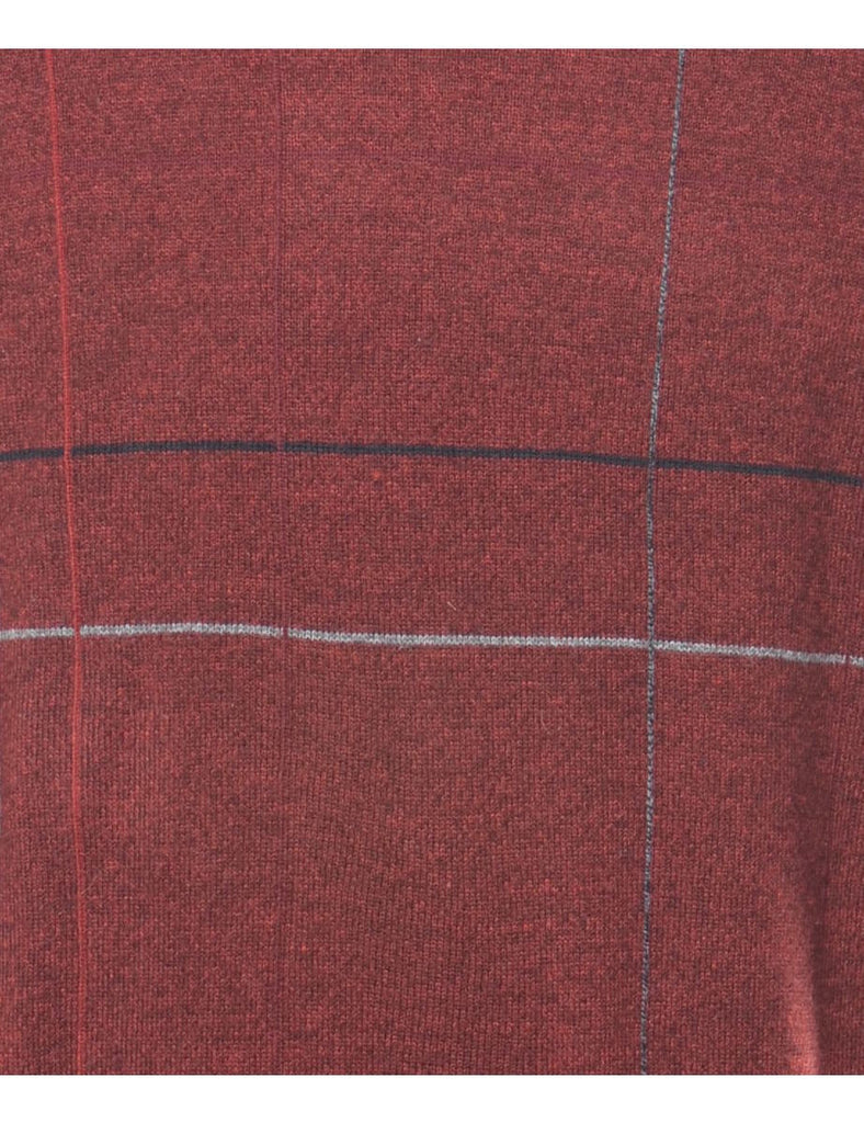 Dockers Checked Jumper - L