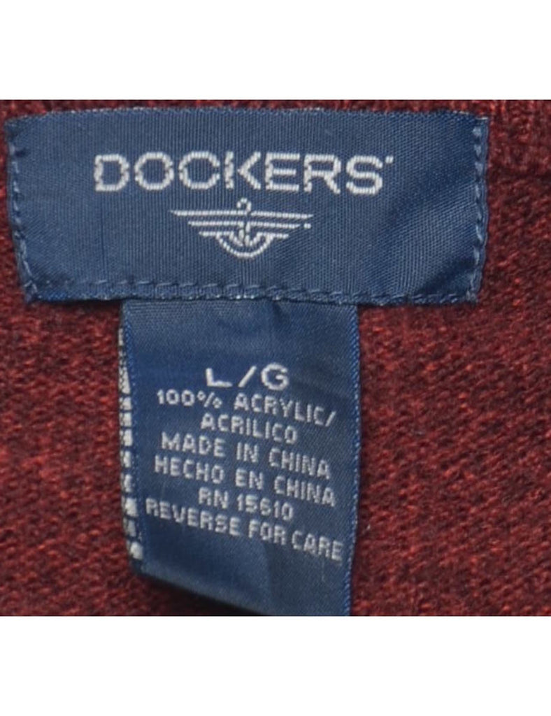 Dockers Checked Jumper - L