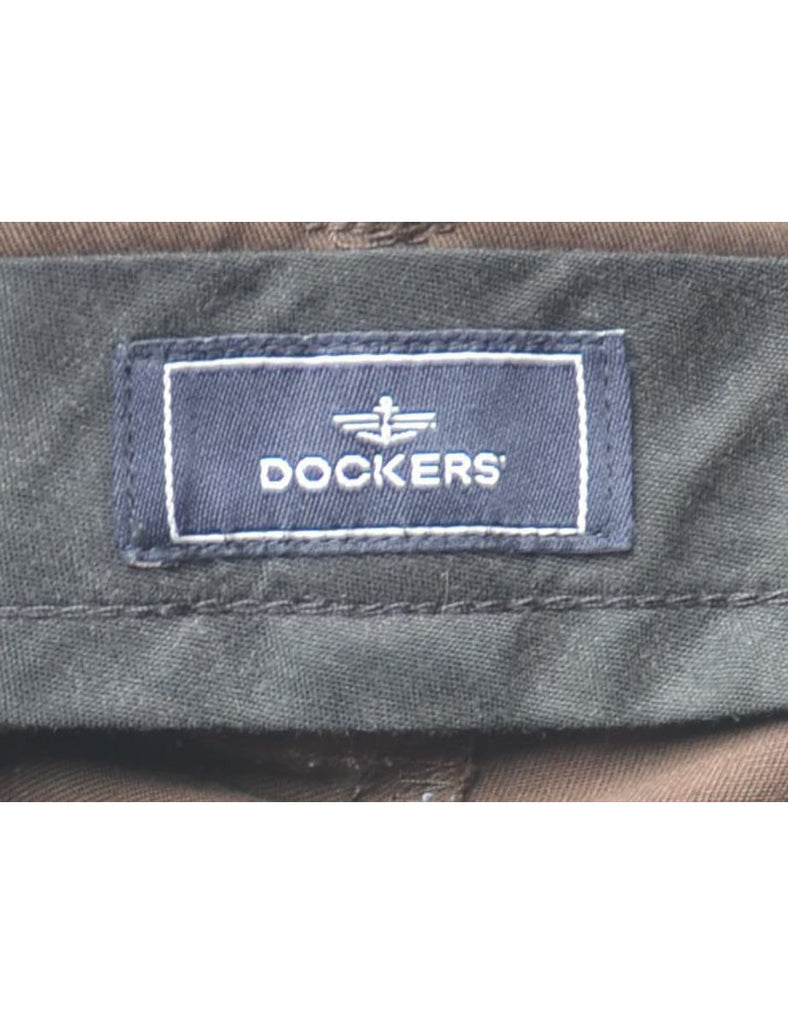Dockers Dark Brown Trousers - W36 L32