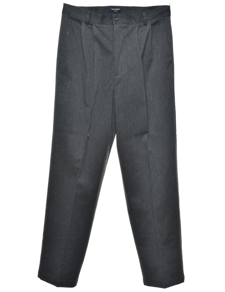 Dockers Dark Grey Classic Trousers - W33 L32
