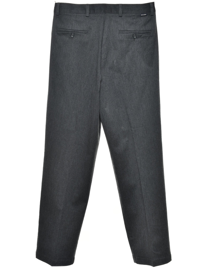 Dockers Dark Grey Classic Trousers - W33 L32