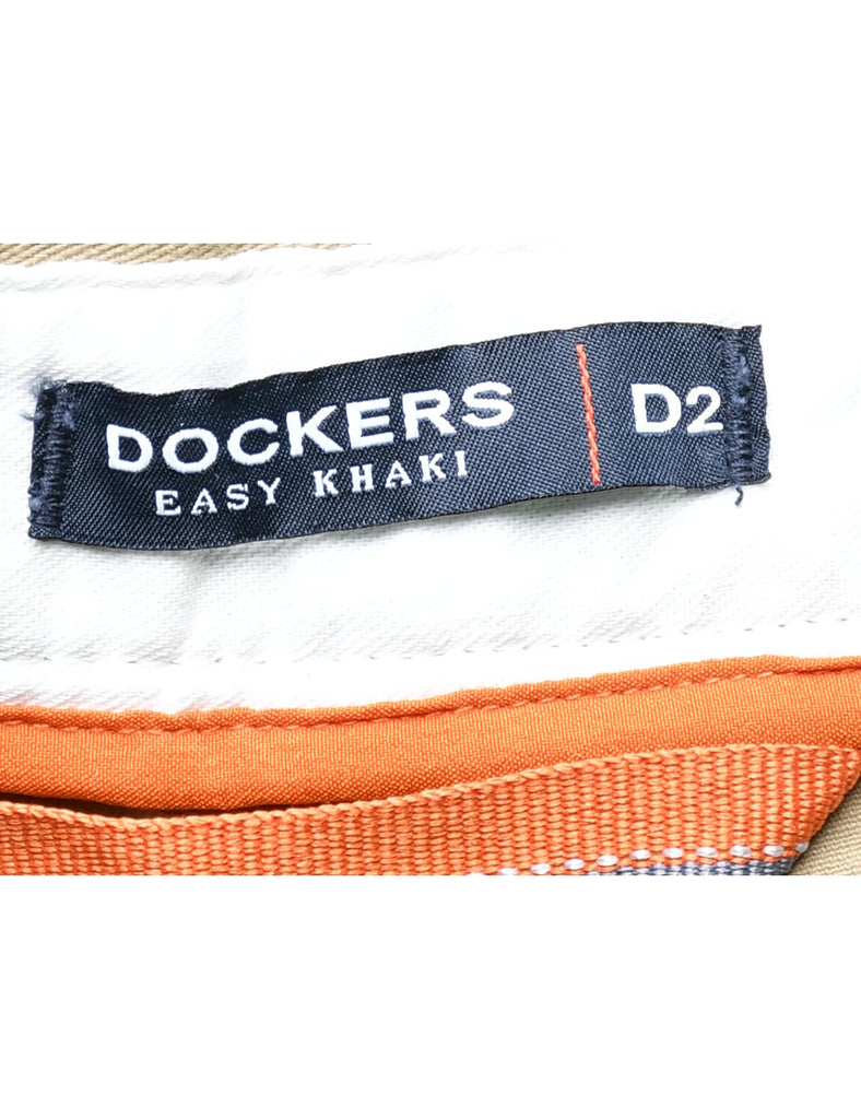 Dockers Khaki Classic Chino Trousers - W34 L32