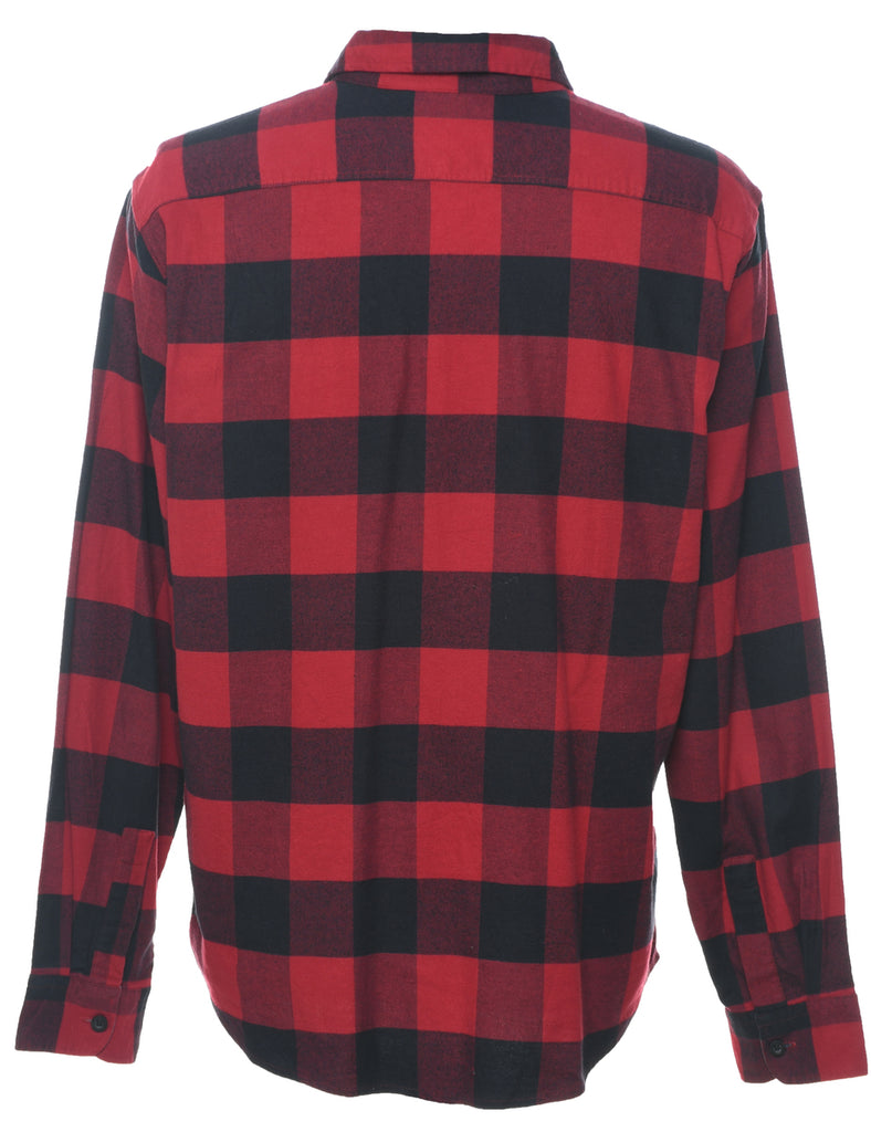 Dockers Red & Black Checked Shirt - L
