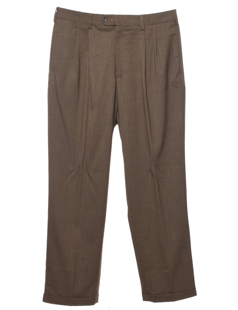 Dogtooth Checks Trousers - W34 L32
