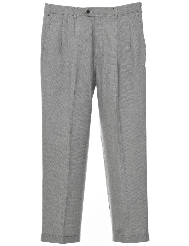 Dogtooth Checks Trousers - W33 L30