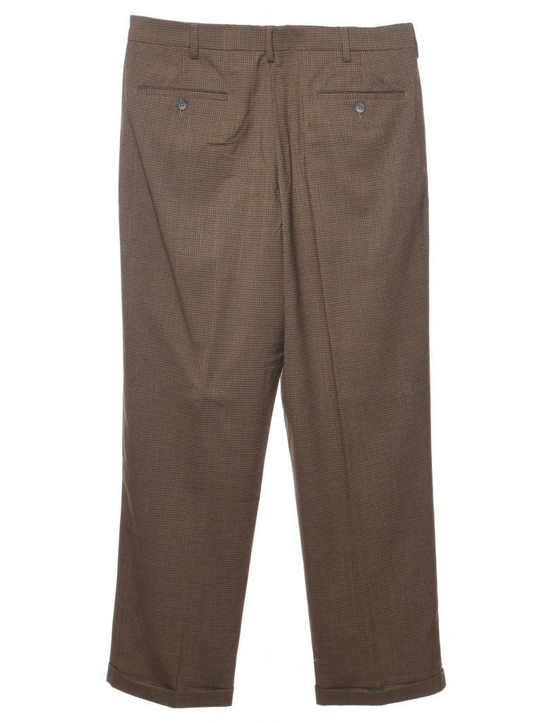 Dogtooth Checks Trousers - W34 L32